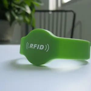 Wholesale Custom Smart Proximity Bracelets Access Control Soft Silicone RFID Wristband thumbnail-4