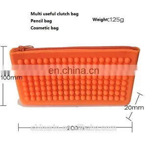 Cheap Women's Silicone Wallet Clutch Bag Zipper Wristlet Purse Handbag thumbnail-3