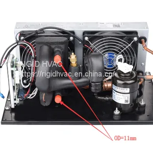 Remote Condensing Unit With Miniature Compressor for Chiller Unit and Liquid Refrigerant thumbnail-1