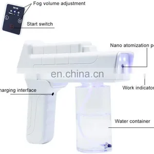 Portable Handheld Rechargeable Nano Atomizer Gun Electronic Display Sprayer Machine thumbnail-4