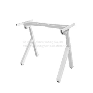 Dual Monitor Raising Standing Desk With Two Legs thumbnail-1