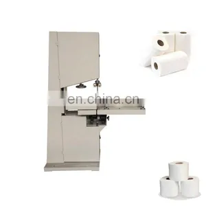 Manual Toilet Paper Roll and Kitchen Towel Paper Band Saw Cutting Machine thumbnail-1