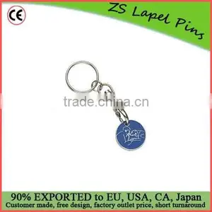 Custom Very Nice Gift Quality Trolley Coin Keyring thumbnail-5