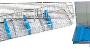 Stainless Scope Trays With Secur-Its™ DaVinci Basket thumbnail-1