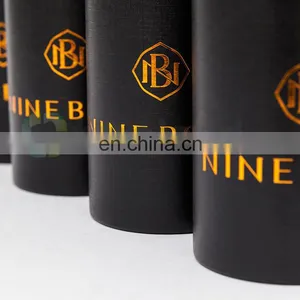 Custom Sunglasses Paper Packaging Printed Black Tube Boxes thumbnail-3