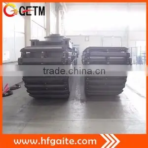 Large Scale Amphibious Pontoon for 30-33t Excavator Assembly Heavy Construction Machinery Undercarriage of Amphibious Excavator thumbnail-2