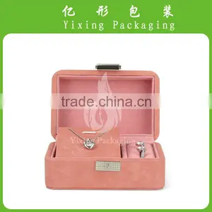 Special Designed Packaging Velvet Jewelry Box for Ring and Necklace thumbnail-3