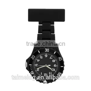 Round Face Rubber Fob Nurse Watch With Multiple Colors, Pin Nurse Watch, Plastic Nurse Watch Quality Choice thumbnail-2
