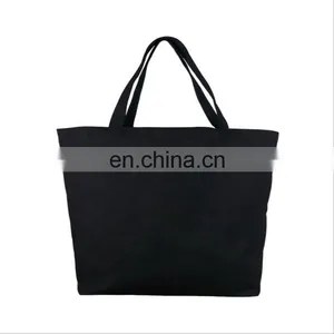 Durable Linen Cotton Canvas Shopping Tote Single Shoulder Bag for Womens thumbnail-3