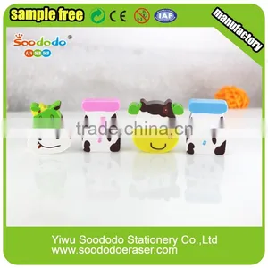 Student Supply 2D Ectrusion Animal Cow Shaped Erasers thumbnail-5