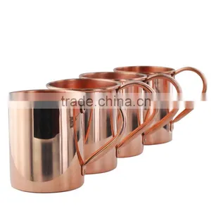 Custom Made Copper Barrel Steel Mug for Moscow Mule thumbnail-1