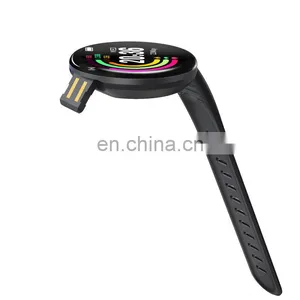 2020 High Quality HD LCD Screen D18 Android Round Montre Inteligente Plus D18 D18s Pro Plus Relogio Reloj Bracelet thumbnail-3