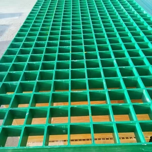 Gritted Surface Fiberglass Drain Fiberglass Grating Panels thumbnail-1