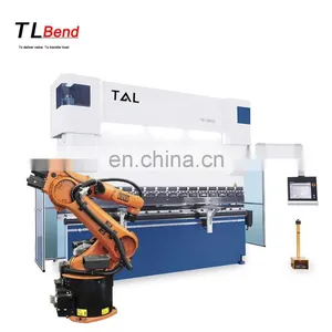 T&L Brand High Speed CNC Servo Hybrid Press Brake Machine Delem DA66T thumbnail-1