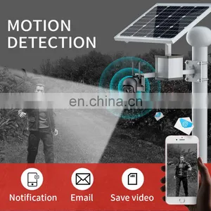 HD 1080P WIFI Security IP Camera Wireless 2MP 3G 4G SIM Card Outdoor PTZ CCTV Surveillance Cam 40W 20A Battery Solar Panel CamHi thumbnail-4