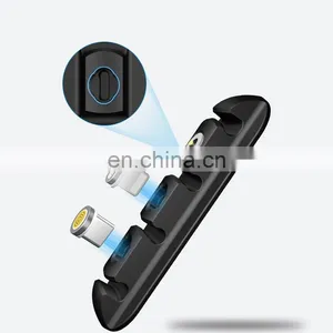 540 Degree Rotation 3 In1 Fast Charging Cable Led Luminous Flowing Magnetic Charging USB Cable for Iphone thumbnail-4