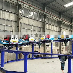 Family Roller Coaster Penguin Spinning Car Amusement Theme Park Rail Road Rides for Sale thumbnail-4