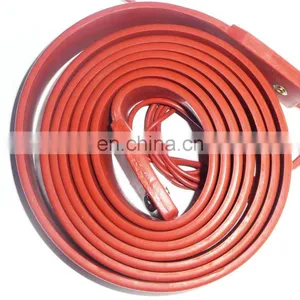 220V HVAC 15mm Width 430/450/480/530/550mm Band Heater Silicon Heater for Compressor Silicone Rubber Heaters thumbnail-3
