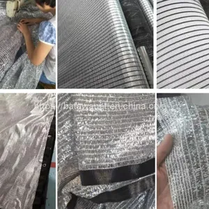 Plain Sun 75% Monofilament Horticultural Cooling Car Cover Aluminet Wave Sun Shade Net thumbnail-4