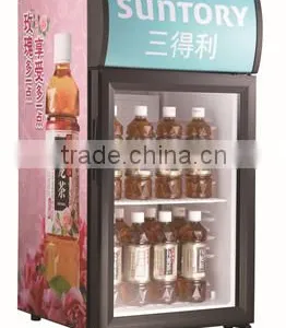 Commercial Single Door Counter Top Beverage Cooler, Glass Door Mini Cooler thumbnail-2
