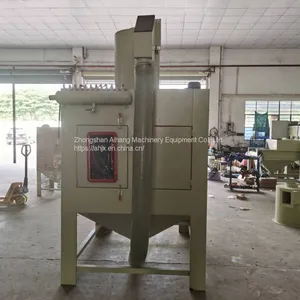 Zhongshan Rotary Disc Sandblasting Machine Continuous 16 Station Non Stick Pot Processing Rough Surface, Descaling Products thumbnail-4