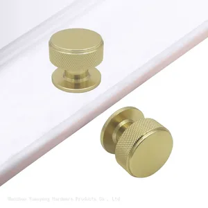 Ekstrusi Menangani & Tombol Lemari Laci Atau Pegangan Lemari Barang Hardware Aluminium Baru Modern Disesuaikan OEM ODM Pemasok thumbnail-3