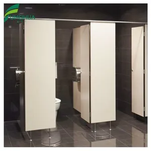 12mm HPL Board Toilet Cubicle Compact Laminate Toilet Cubicles System thumbnail-4