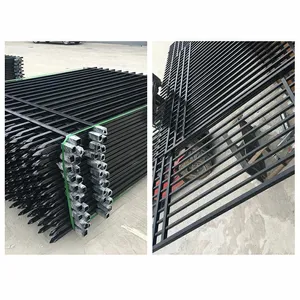 Customized Metal Steel Swimming Pool Fencing Villa Garden Fence Decoration Laser Cut Aluminum Fence Panels thumbnail-6