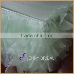 TC012F From China Cheap Coloring Organza Ruffle Table Cloth thumbnail-6