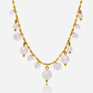 High-Quality Stainless Steel Fashion Necklace for Wholesale Jewelry Suppliers thumbnail-4
