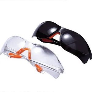 Industrial Safety Protective Goggles, Clear/Black Anti-Impact Safety Glasses thumbnail-1