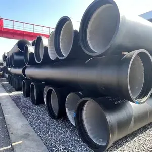 ISO2531 Cement Lined Ductile Cast Iron Pipes K9 for Potable Water thumbnail-4