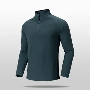 Zippered Men's Casual Long-Sleeved Soft and Comfortable Shirt thumbnail-3