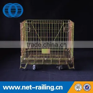 Weld Fold Storage Galvanized Zinc Wire Basket thumbnail-3