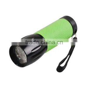 9LEDs Aluminum Torch Light Glow in the Dark thumbnail-2