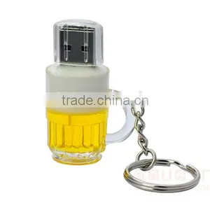 Acrylic Usb Pendriver Beer Cup Usb Flash Drive 4gb thumbnail-3