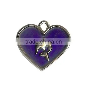 Personalized Color Changing Mood Mood Crystal Pendant Fashion Free Mood Heart Sweet Pendant thumbnail-1
