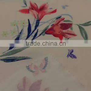 THE BEAUTIFUL DIGITAL PRINTING FABRIC VISCOSE AND RAYON PRINTING CREPE FABRIC 120D*26S FLOWER Most Popular thumbnail-2