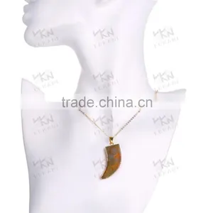Top Sale Long Chains Necklace / Popular Long Chains Amber Necklace thumbnail-5