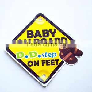 Plastic Custom Baby on Board Window Sticker thumbnail-1