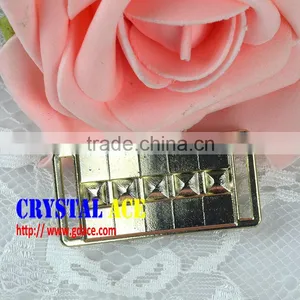 2015 Fashion Lady Shoes Buckles, Swimwear Buckle, Crystal Rhinestone Ribbon Buckle for Bikini Decoration thumbnail-2