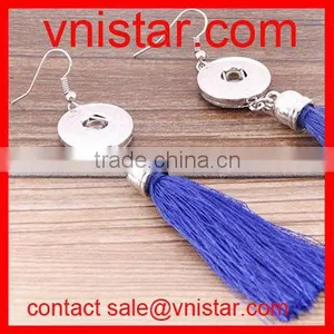 Vnistar Interchangeable Tassel Snap Button Earring Jewelry Wholesale NE011-4 thumbnail-1