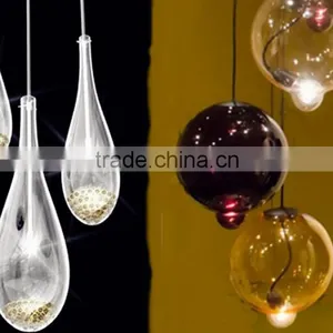 Hot Led Glass Zhongshan Pendant Light Droplight thumbnail-1