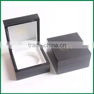 Luxury Piano Black Wooden Perfume Bottle Box thumbnail-1