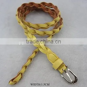 1.5CM Width Braided PU Belt For Women -- E1527 thumbnail-2