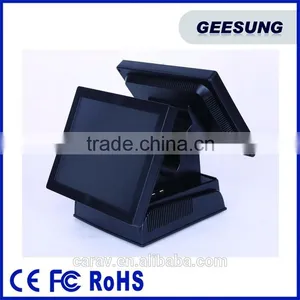 POS System Dual Screen 17 Inch With 15 Inch Customer Disply /monitor thumbnail-2