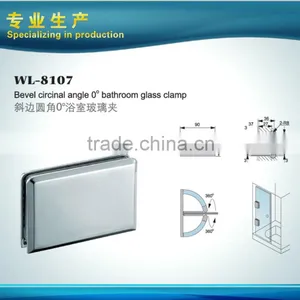 Bevel Circinal Angle 90 Degrees Double Side Shower Glass Door Hinge thumbnail-5