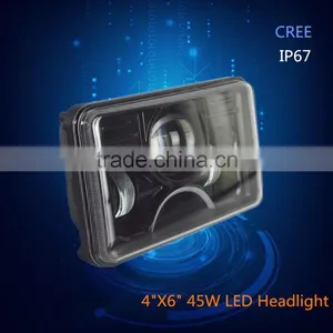 New Arrival Smart Design Waterproof 4"X6" 45W Led Headlight for Dodge Truck thumbnail-1