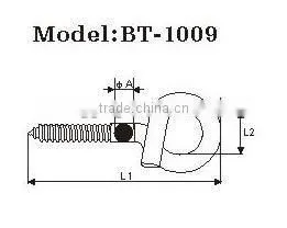 Galvanized High Quality Custom Long Eye Swing Screw Hook Made In China Professional Manufacturer 10.6*110mm thumbnail-3