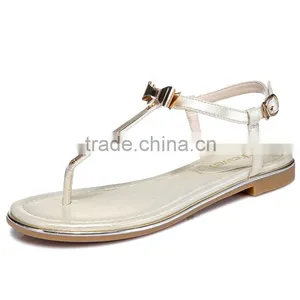 2016 New Arrival Fashion Summer Flat Shoes Woman Sandals Flip Flops Comfortable Beach Sandals Women Shoes Quality Choice thumbnail-2